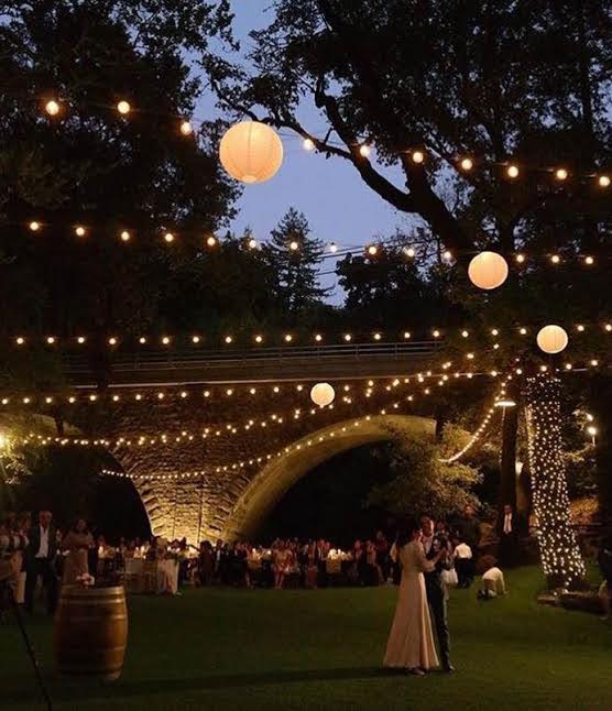 wedding bistro Bay Area Event Lights